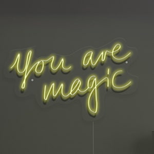 You are magic - neon for cafe, restaurant decor, eye neon, gift neon sign, wall eye, neon bar, neon art, neon handwrite