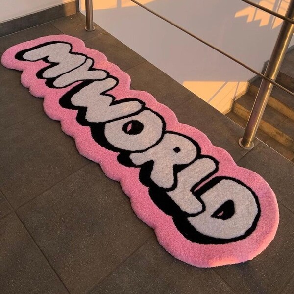 Custom Logo Rug Etsy