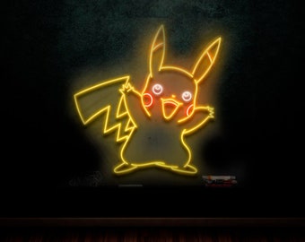Pikachu Neon Sign Etsy Pikachu Neon Sign Etsy