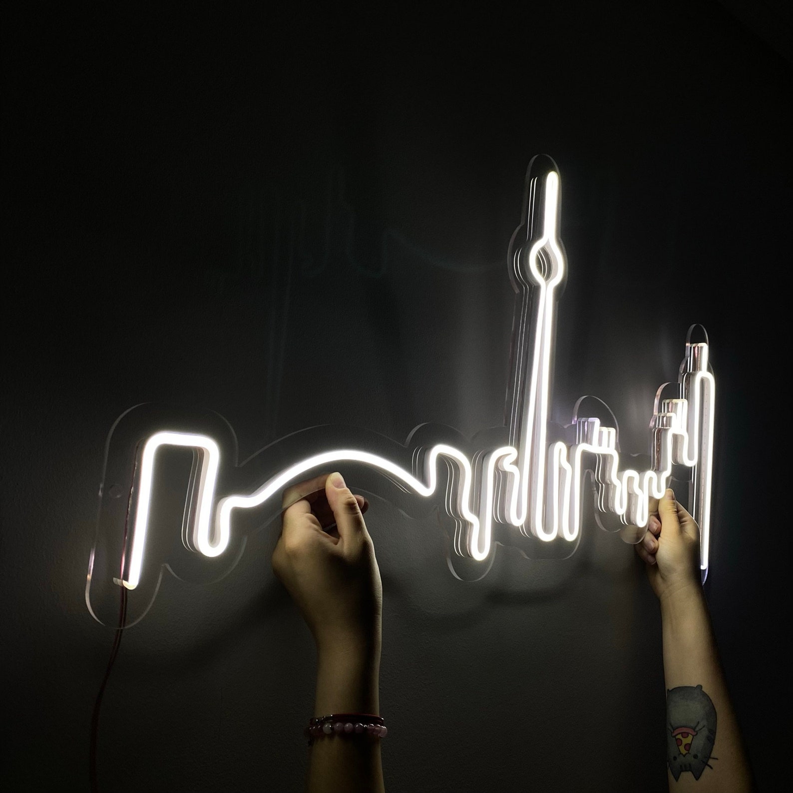 Toronto Neon Sign City Neon Custom Neon Sign Wall Etsy