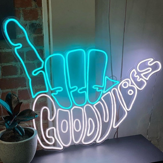 Good Vibes Neon Signgood Vibes Neon Light Signgood Vibes Led - Etsy