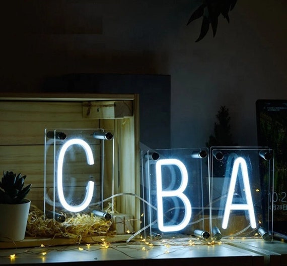 Led cheap neon box
