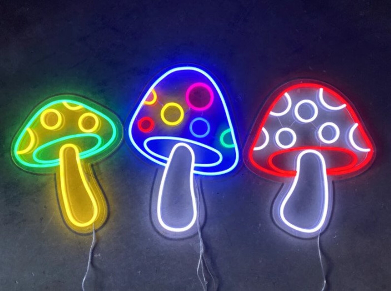 Led Mushrooms Neon Sign Neon Decoration Neon Wall Sign - Etsy UK