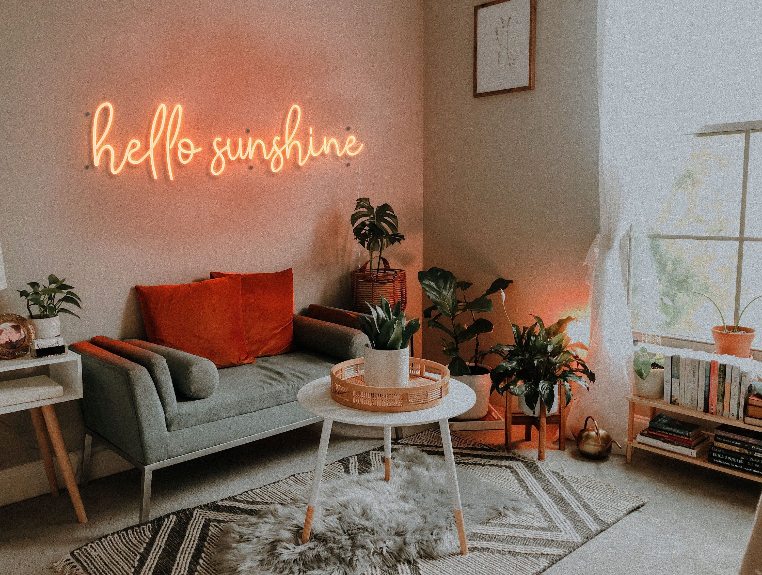 Hello Sunshine Neon Sign sumbols Neon custom Sign Wall Decor