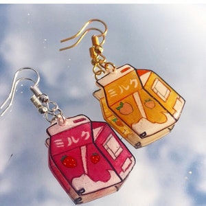 Milk Carton Earrings