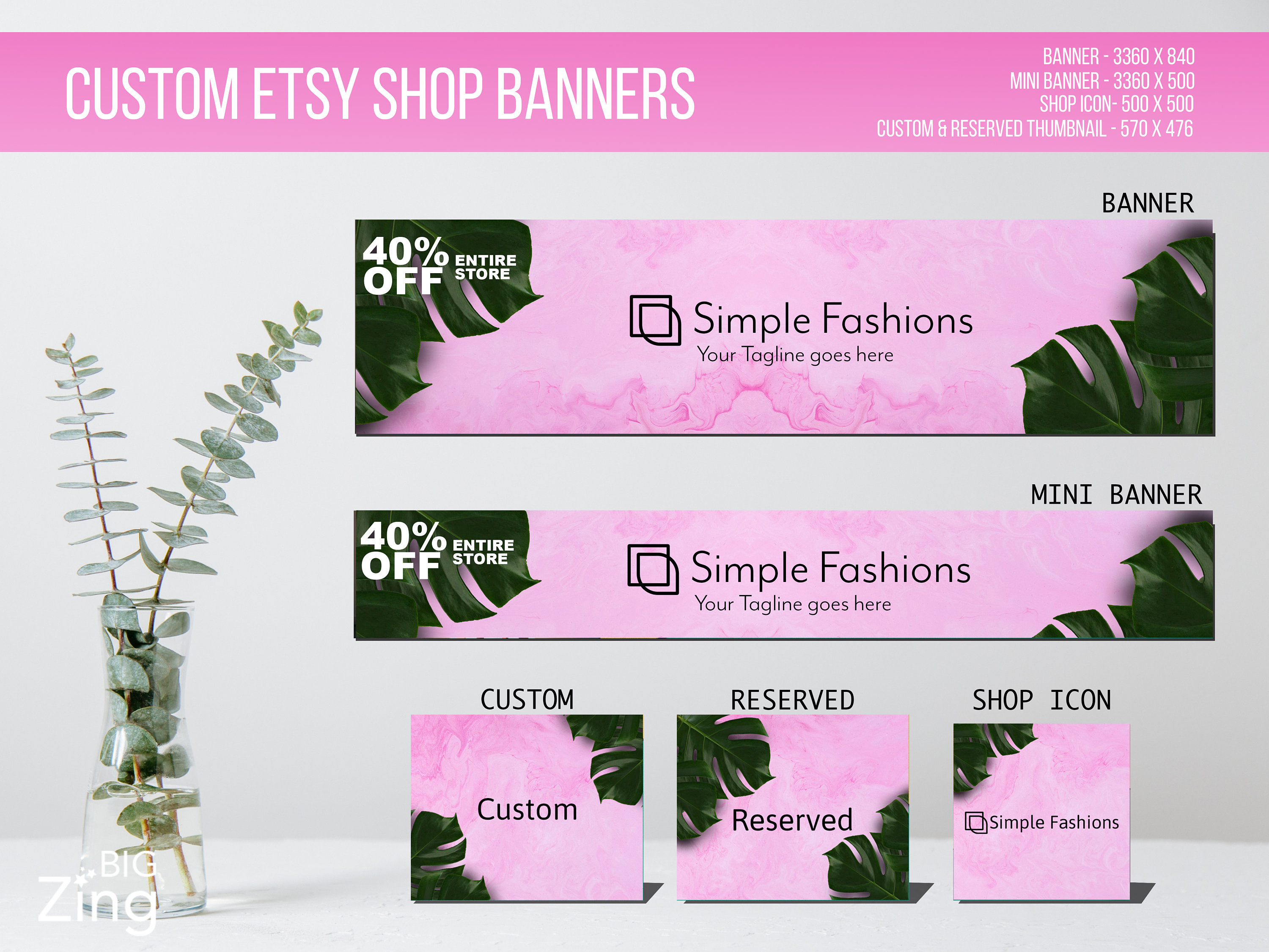 Etsy Shop Banner Template Web To Add Your Shop Banners:
