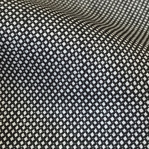 Black And White Birdseye Quartz Super 100&#39;s Suiting & Jacketing Fabric