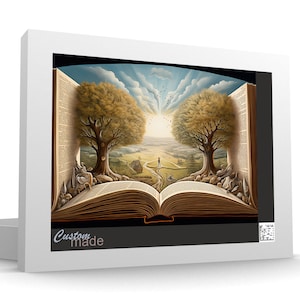 Fantasy Book Jigsaw Puzzle: Rising World Imagination (250-1000 pcs)