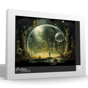 Magic Bubbles Jigsaw Puzzle: Fantasy Dark Woods Scene