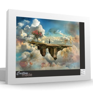 Floating Island Jigsaw Puzzle: Silent Reverence Fantasy Art