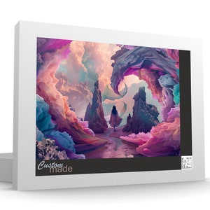 Little Princess Dreamland Jigsaw Puzzle: Surreal Colorful Art