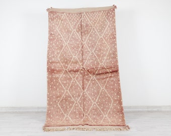 Moroccan Area rug, Custom Taznakht area rug, all wool rug, berber carpet for living room, home decor.