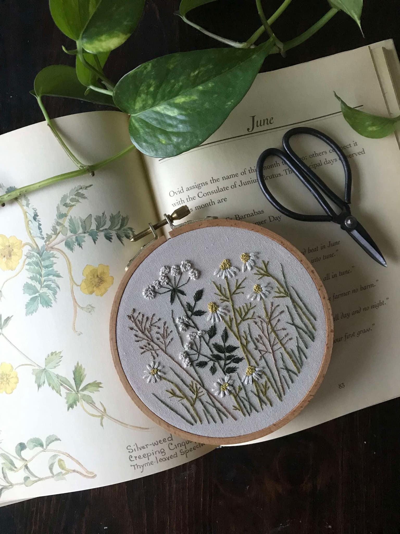 Wildflower Meadow Embroidery: 9 Unique Floral PDF Patterns (digital ...