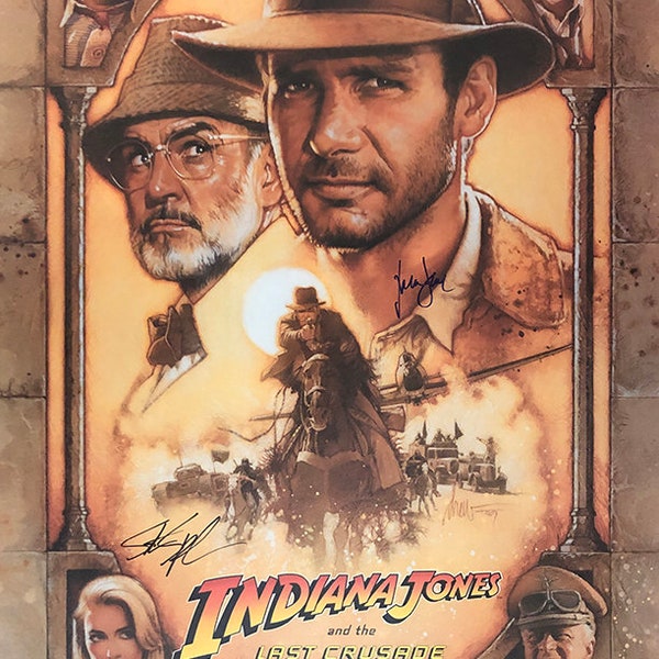 Indiana Jones Poster Signed - Etsy