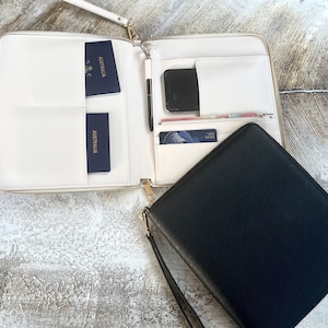 Familienpassport-Brieftasche, Reisehalter, Passinhaber, personalisierter Familienreisekoffer-Organisator, Reisebrieftasche, Reisedokument-Brieftasche