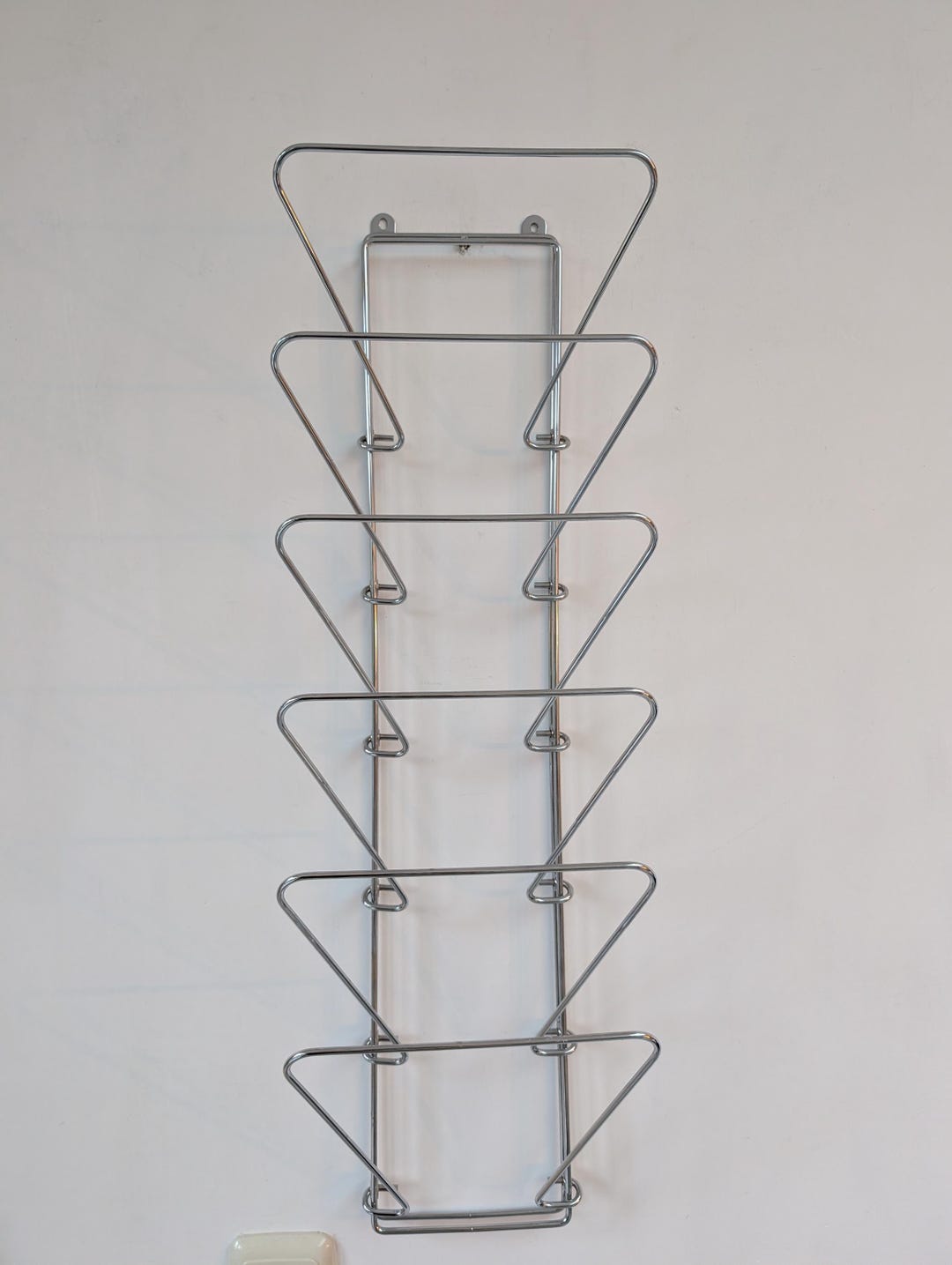 Vintage POSTMODERN Design Metal Wall Magazine Rack From the 80s - Etsy