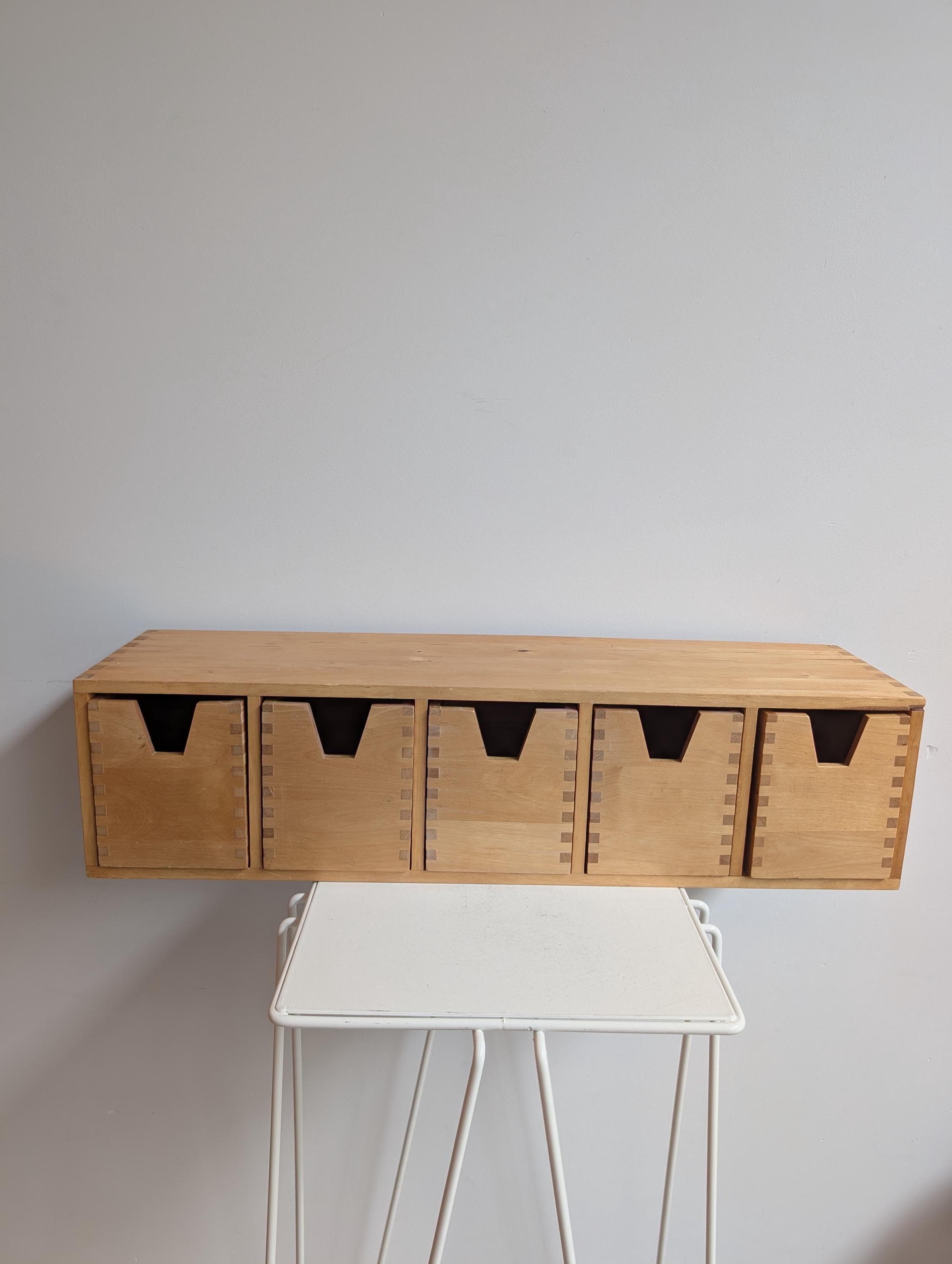 Vintage Mid Century Design IKEA FORHOJA Spices Cabinet From the 80
