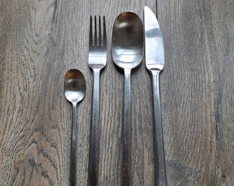 IKEA DATA Stainless Carl-gustaf Jahnsson 4 Dinner Knives Satin Flatware