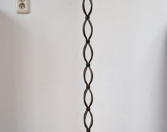 Vintage BRUTALIST style XL iron cast floor candleholder from the 70/80s