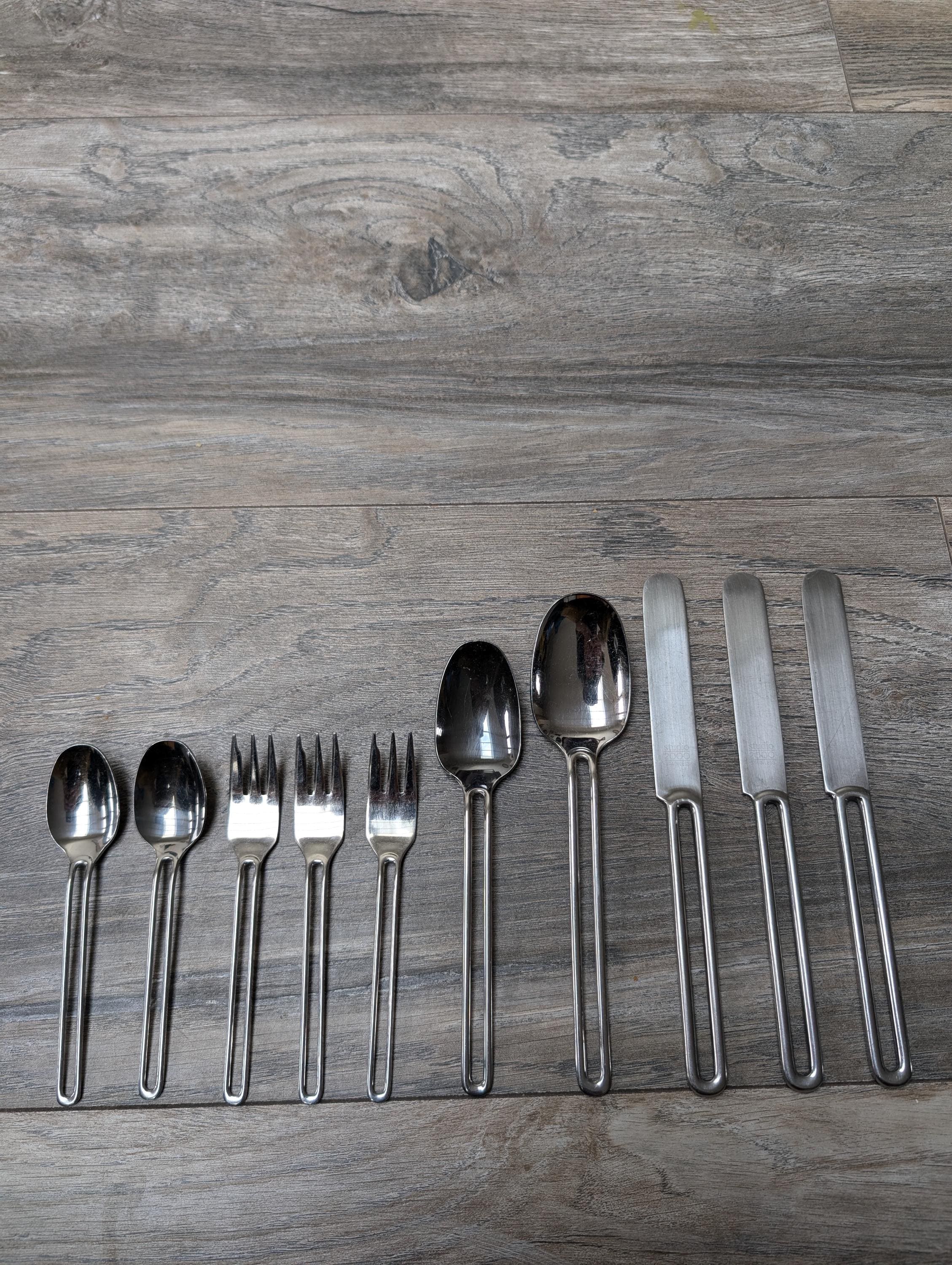 Vintage STUDIO 2000 FILO Design by Antonio Piva Cutlery Parts From