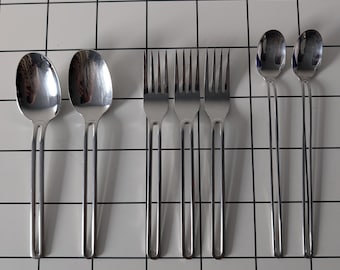 Vintage Modernist design spare cutlery parts in the style of STUDIO 2000 FILO