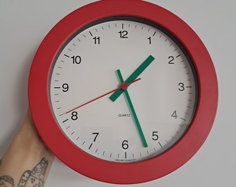 Vintage IKEA HUMOR wall clock from the 90s