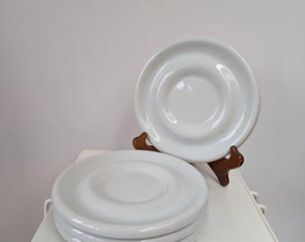 Set of 4 vintage MODERNIST style IKEA RONDO Spal large saucers/ cake plates from the 80/90s