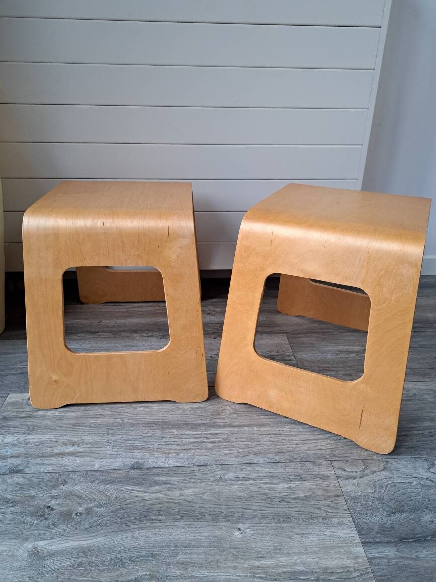 Ikea Benjamin Plywood Stool -