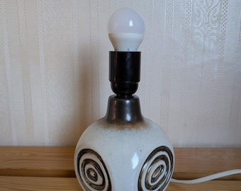 Vintage Mid Century style EGO STENGODS ceramic table lamp design by Bruno Karlsson from the 70/80s
