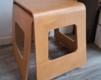 Vintage IKEA BENJAMIN plywood stool from 1999