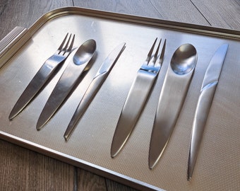 Modernist style GENSE APPETIZE flatware set design by Nedda El-Asmar in 2005