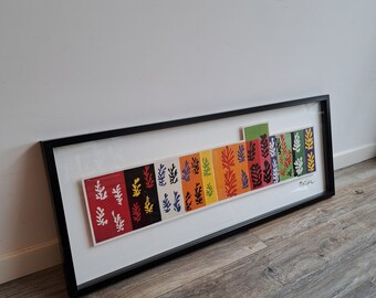 IKEA ART Matisse Les Velours OLUNDA arte enmarcado de finales de