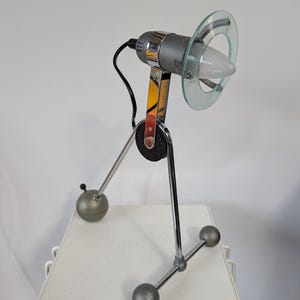 Rare Vintage MEMPHIS design ESTO BIKE table lamp design by Martin Ballendat from the 90s