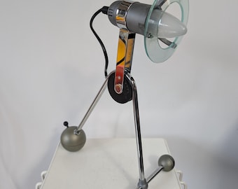 Rare Vintage MEMPHIS design ESTO BIKE table lamp design by Martin Ballendat from the 90s