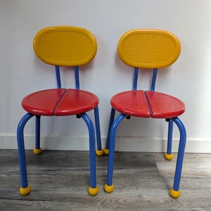 Vintage IKEA puzzle chair in Memphis style by Knut and Marianne Hagberg