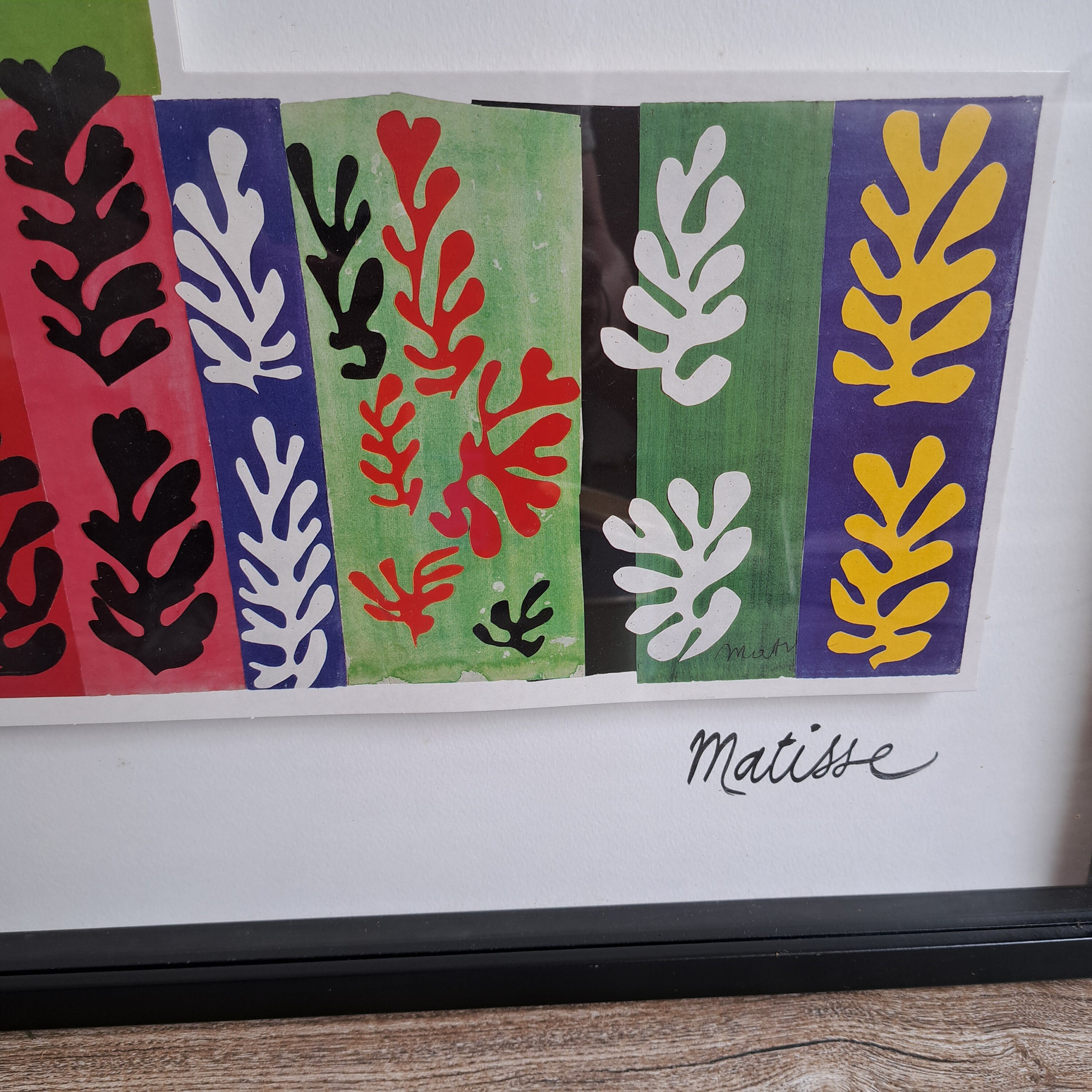 IKEA ART Matisse Les Velours OLUNDA arte enmarcado de finales de