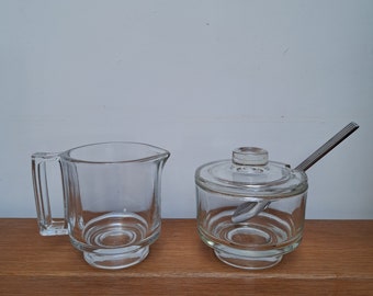 Vintage modernist style JOE COLOMBO ARNO milk jug and sugar jar from the 70s