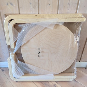 NOS Vintage IKEA FROSTA stool, Alvar Aalto style from the 80s in original packaging