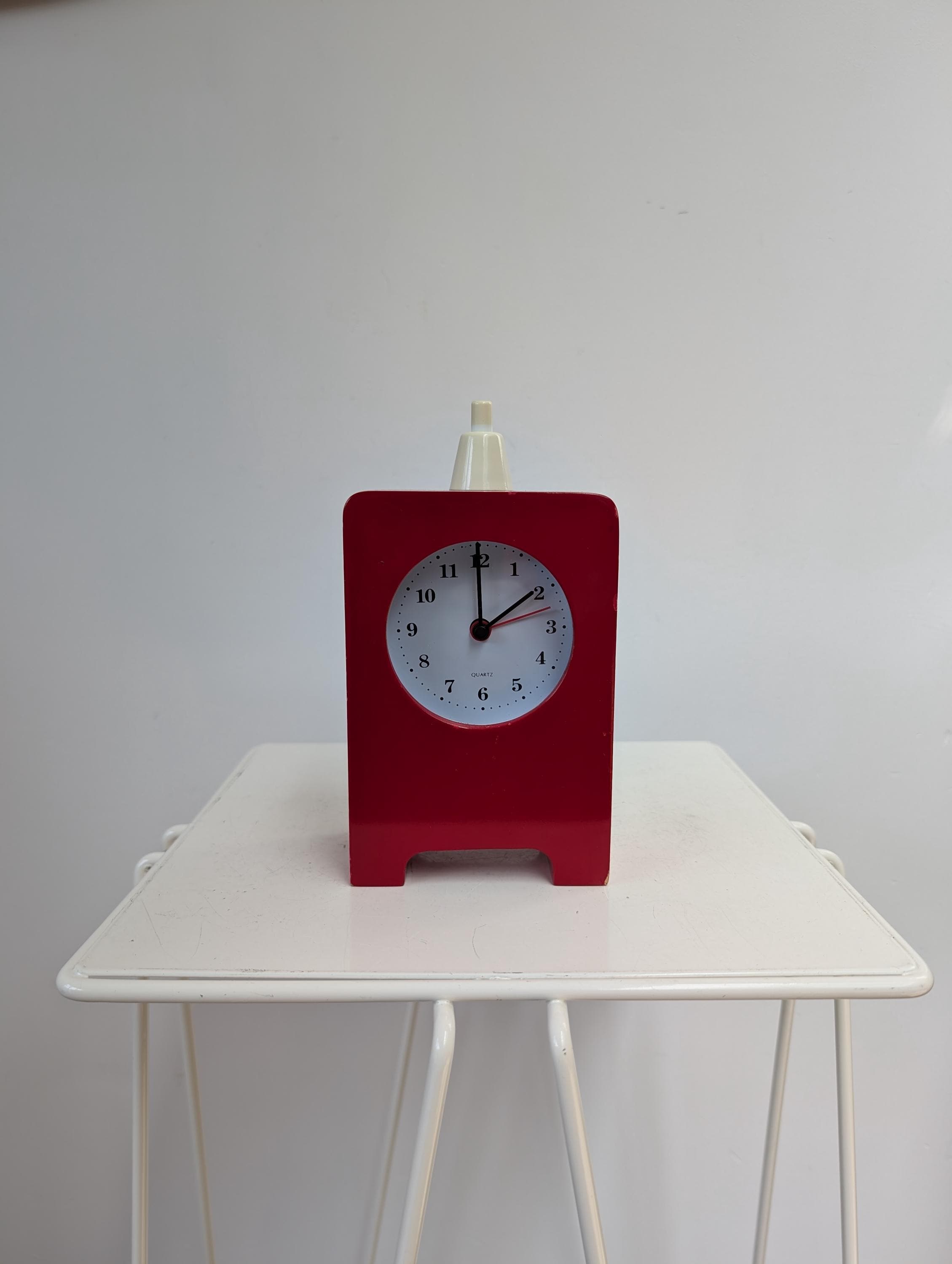 Ikea Ps Clock Red - Etsy
