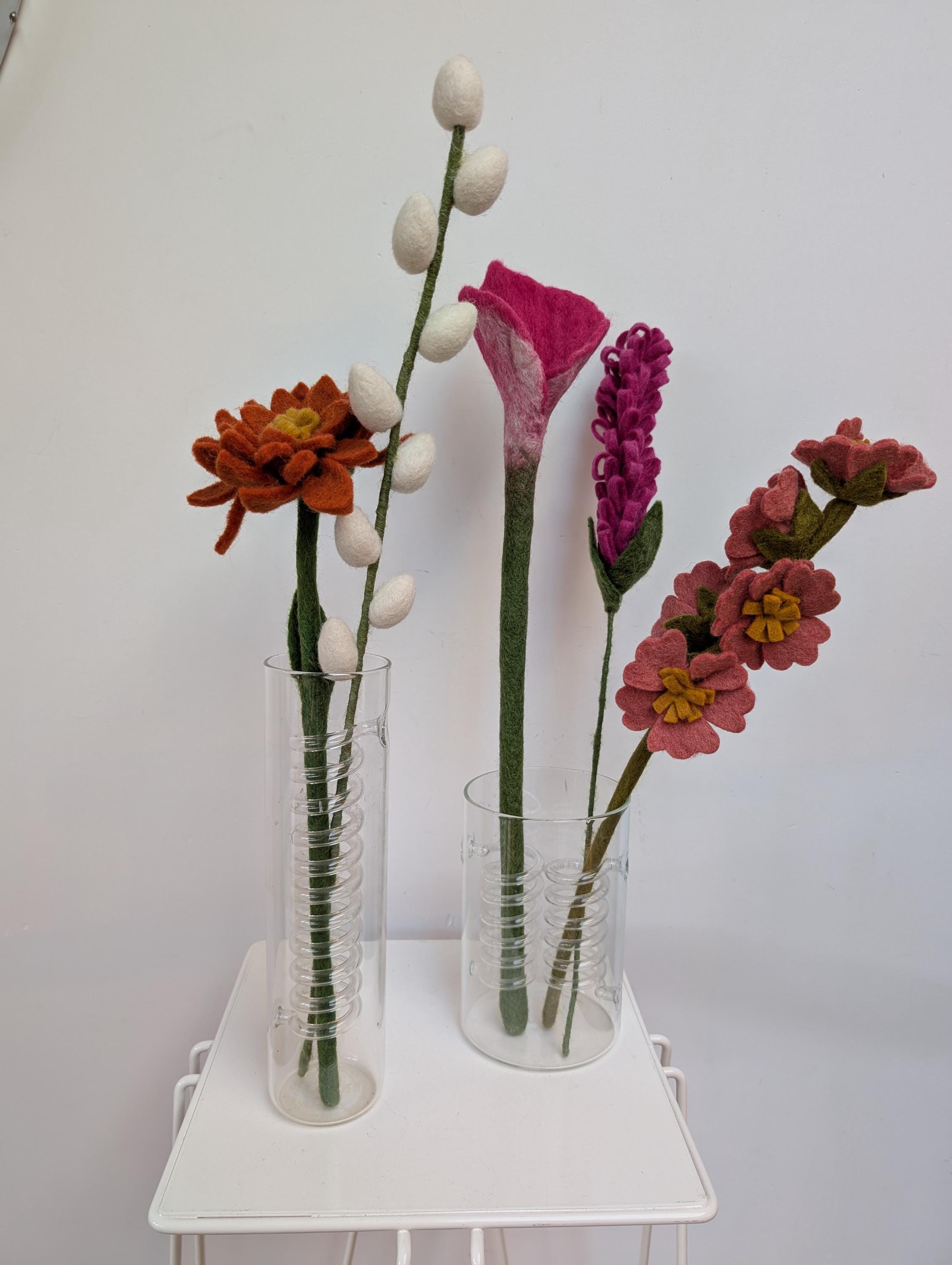 Set of 2 Vintage Modernist Style IKEA PS LJUSSTAKE Spiral