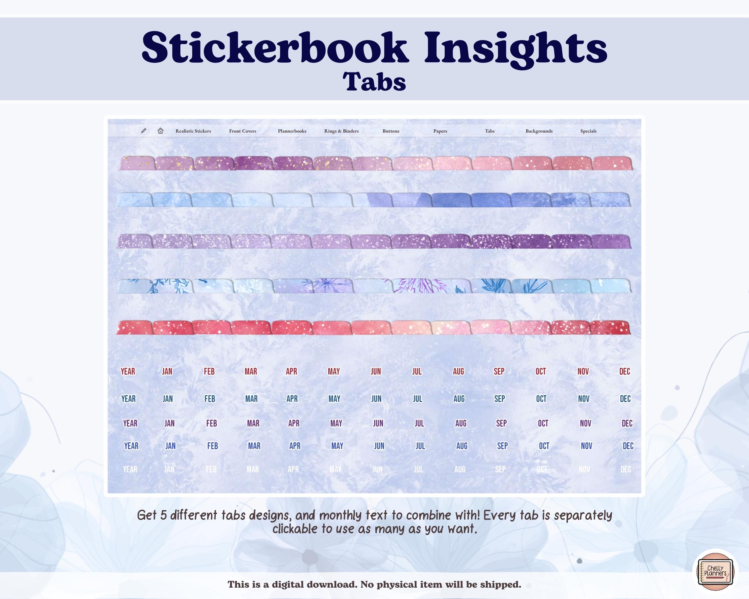 Winter Wonderland Digital Planner Customizer, Digital Stickers ...