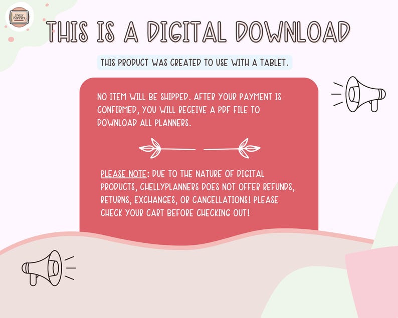 Digital Todo Lists Customies / Digital Stickers for Your Digital