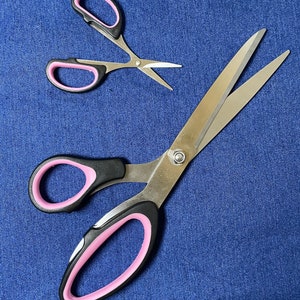 FISKARS 26cm Soft Grip Fabric Sewing Scissors, Ultrasharp, Spring