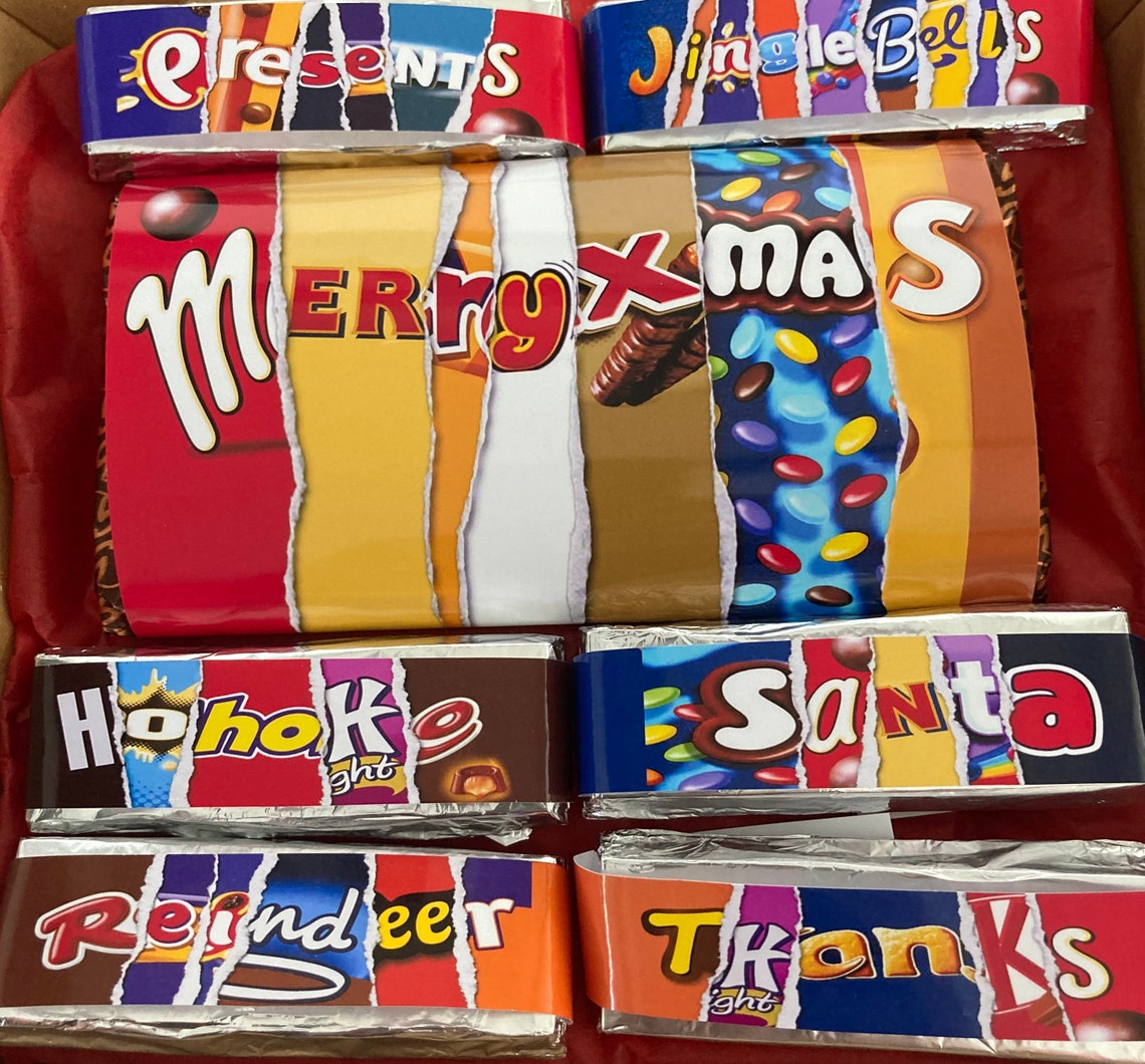 Christmas funny novelty Chocolate Gift box in a choice of Etsy