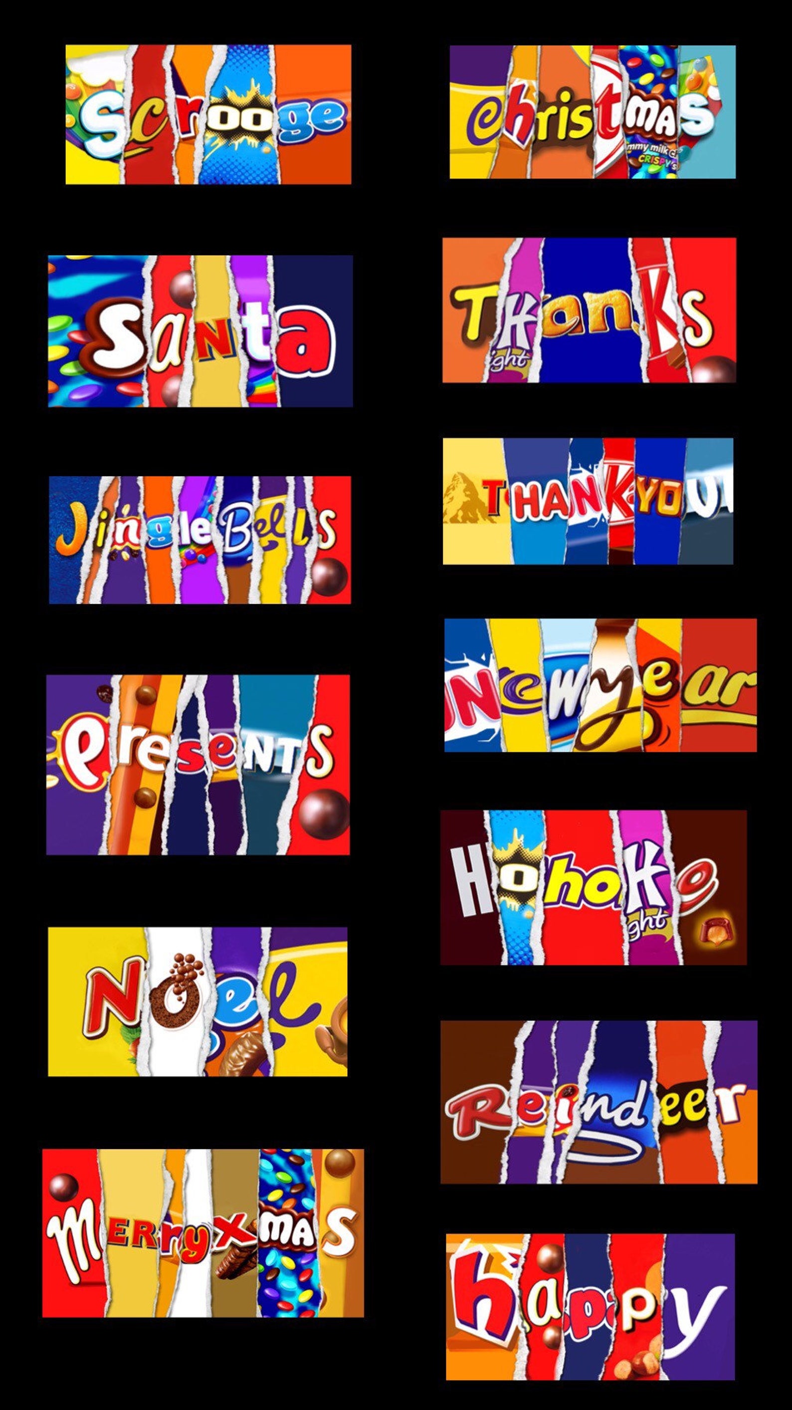 Christmas funny novelty Chocolate Gift box in a choice of Etsy