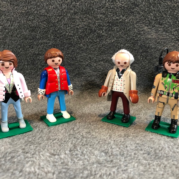 3D Printed Playmobil Stands (pack of 4) Compatible with Most Figures (figs not included)