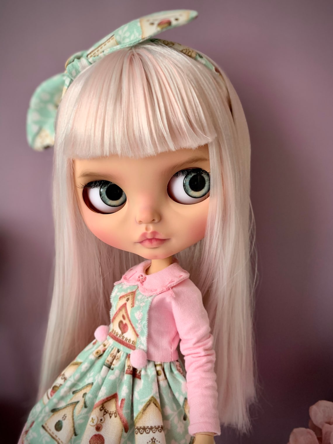blythe doll pink hair