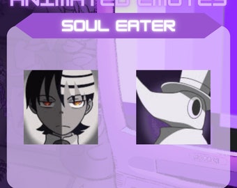 Animated Emotes for Twitch/Streaming Platforms - Soul Eater Animated Emotes