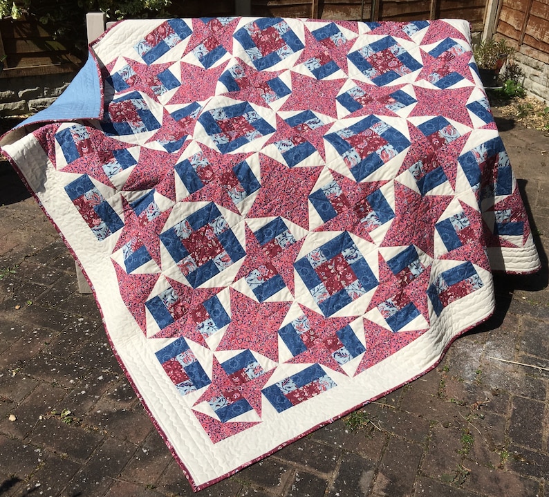 Summer Stars Quilt Pattern Etsy