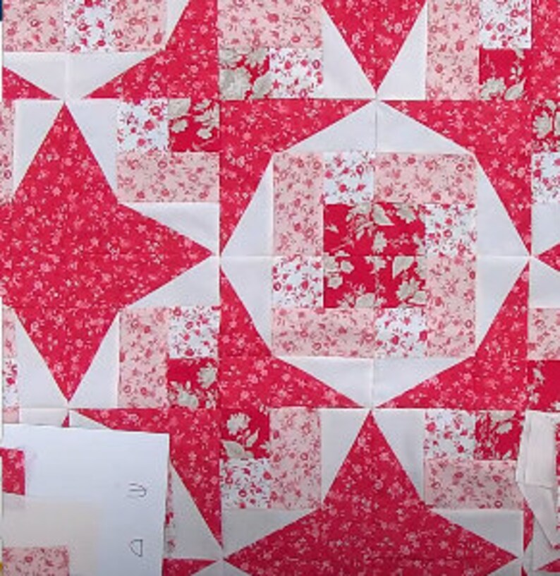 Summer Stars Quilt Pattern Etsy